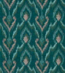 Velluto Wallpaper by Clarke & Clarke Teal