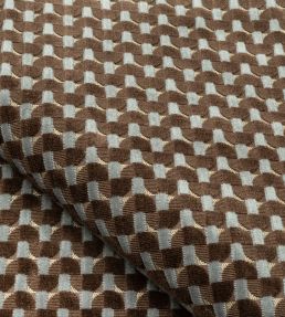 Velours Dedale Fabric by Nobilis Chocolat