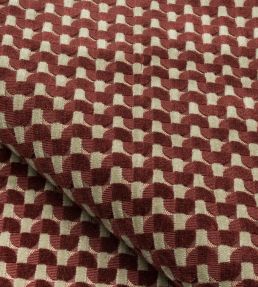 Velours Dedale Fabric by Nobilis Grenat