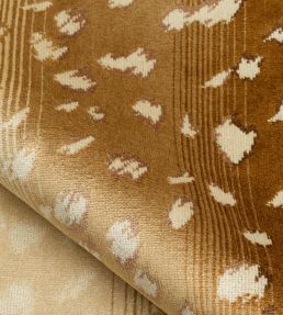 Velours Faon Fabric by Nobilis Blond