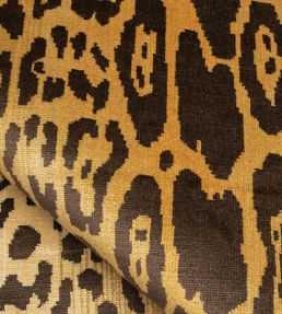 Velours Leopard Fabric by Nobilis Cumin