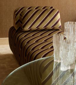 Velours Oblico Fabric by Nobilis Beige Tortue