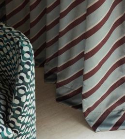 Velours Oblico Fabric by Nobilis Bleu Glacier