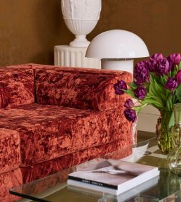 Velours Orme Fabric by Nobilis Terre De Sienne