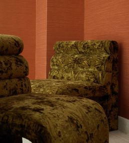 Velours Orme Fabric by Nobilis Vert Kaki