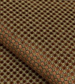 Velours Raphael Fabric by Nobilis Cognac