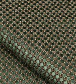 Velours Raphael Fabric by Nobilis Vert Emeraude