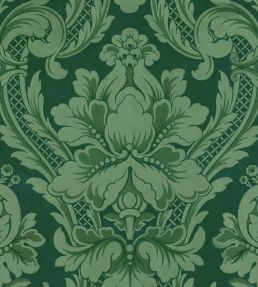 Venetian Damask Wallpaper by Coordonne Emerald