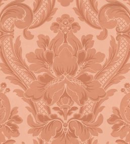 Venetian Damask Wallpaper by Coordonne Peach