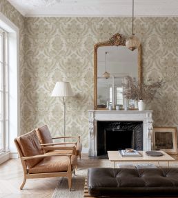 Venetian Damask Wallpaper by Coordonne Stone