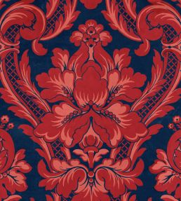 Venetian Damask Wallpaper by Coordonne Vermilion