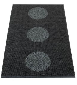 Pappelina Vera 2.0 rug Black/Black Metallic V2X712 Black/Black Metallic