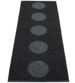 Pappelina Vera 2.0 Runner rug Black/Black Metallic V2X720 Black/Black Metallic