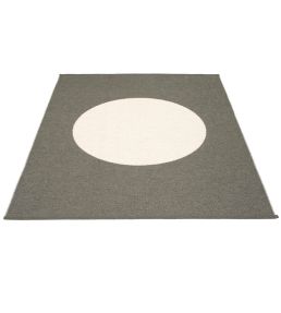 Pappelina Vera One rug Charcoal/Vanilla VE9A1823 Charcoal/Vanilla