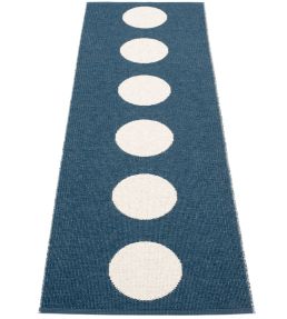 Pappelina Vera Runner rug Ocean Blue/Vanilla VE3F722 Ocean Blue/Vanilla