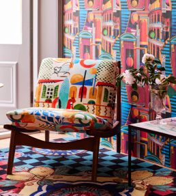 Veranda Fabric by MINDTHEGAP Multi