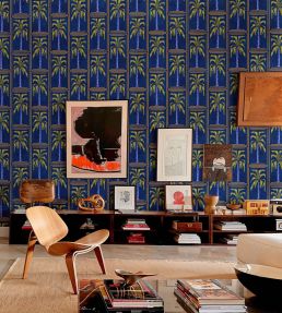 Veraneo Wallpaper by Coordonne Cobalt