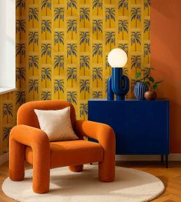 Veraneo Wallpaper by Coordonne Golden
