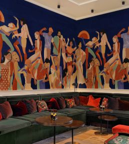 Verbena Mural by Tres Tintas Mazarine
