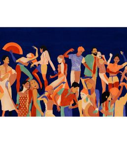 Verbena Mural by Tres Tintas Mazarine
