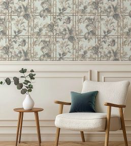 Verdant Trellis Wallpaper by Woodchip & Magnolia Celadon