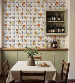 Vermut Wallpaper by Tres Tintas Cobalt