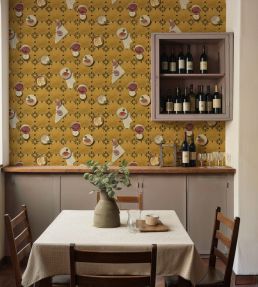 Vermut Wallpaper by Tres Tintas Yellow