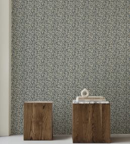 Verso Wallpaper by Tres Tintas Azul oscuro