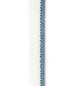 Vertelli Piping Performance Trim by Christopher Farr Cloth Blue