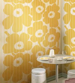 Vesi Unikko Mural by Marimekko Yellow