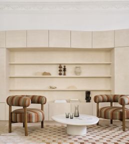 Via Verri Fabric by Casamance Ocre Celadon