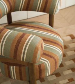 Via Verri Fabric by Casamance Ocre Celadon