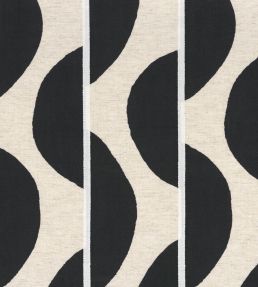 Viaggio Fabric by Camengo Lin Noir