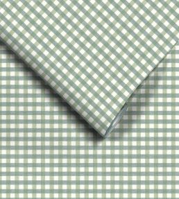 Vichy Check Wallpaper by Woodchip & Magnolia Hunter Green