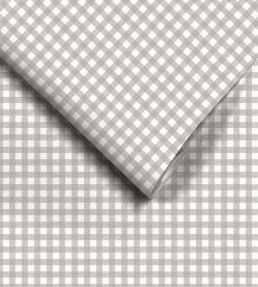 Vichy Check Wallpaper by Woodchip & Magnolia Latte
