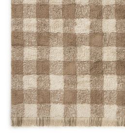Lorena Canals Vichy rug Marron C-VICHY-MAR-XS Marron
