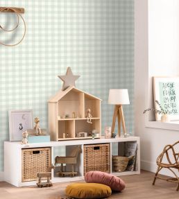 Victoria Wallpaper by Caselio Vert d'eau