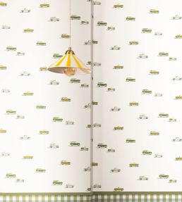 Pick Up Wallpaper by Caselio Vert jaune