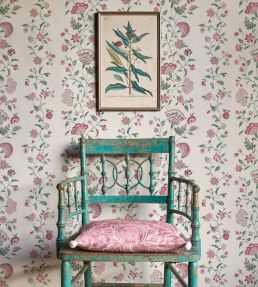 Victoria Wallpaper by Lewis & Wood Blue Almond