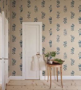 Victoria Wallpaper by Sandberg Blue