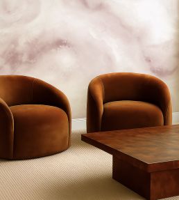 Viento Mural by Clarke & Clarke Blush