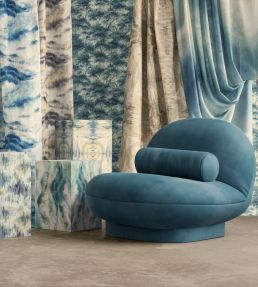 Viento Fabric by Clarke & Clarke Denim