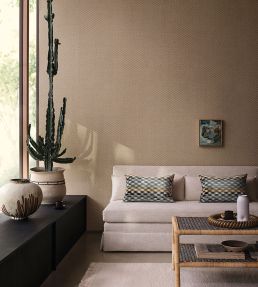 Vigo Wallpaper by Jane Churchill Gold