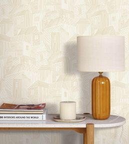 Village Wallpaper by Caselio Blanc or