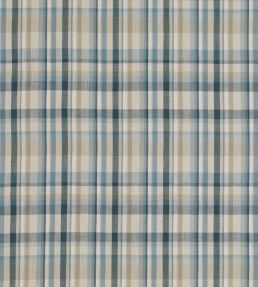 Rubra Check Fabric by Villa Nova Fjord