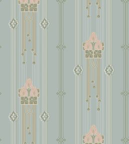 Villastan Wallpaper by Borastapeter Blue