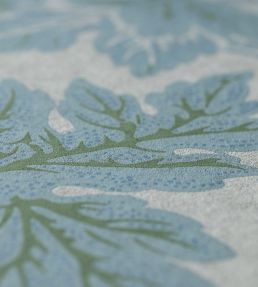 Vine Leaf Wallpaper by Farrow & Ball Blue