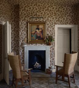 Vine Leaf Wallpaper by Farrow & Ball Blue