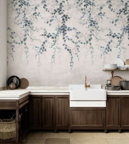 Vine Shadow Mural by Coordonne Blue