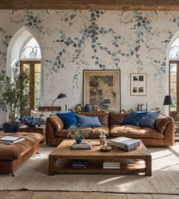 Vine Shadow Mural by Coordonne Taupe